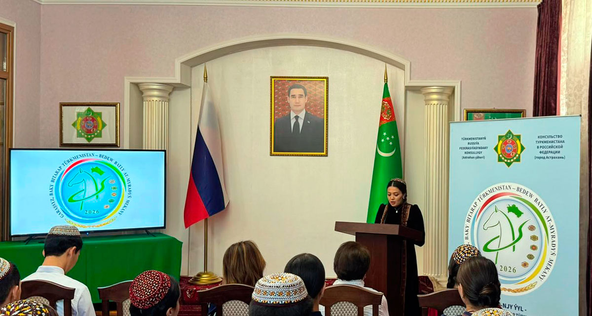 Türkmenistanyň Russiýa Federasiýasyndaky (Astrahan ş.) Konsullygynda geçiriljek Türkmenistanyň Halk Maslahatynyň ähmiýeti barada maslahat geçirildi
